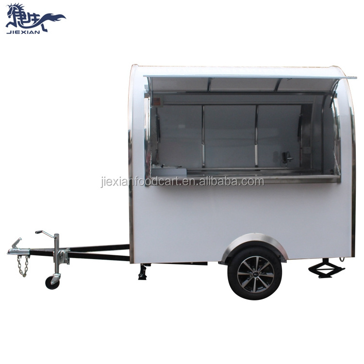 JX-FR220J concession burger shawarma mobile food cart for sale food trailer