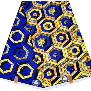 100% Recycled Polyester Hitarget Wax Fabric African Wax with Logo Print Fabrics