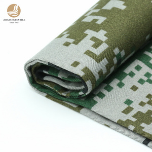 Cheap Sand Spot Cotton Card Twill Tiger Camouflage Fabric Uniform Fashion Garment Fabric