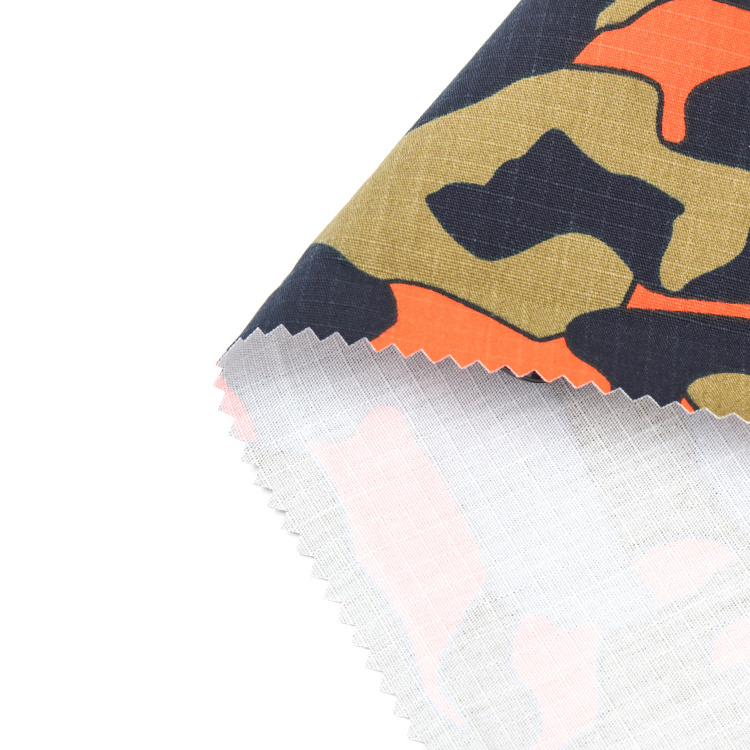 foreign army polyester cotton blended Chief green Devil scorpion CP anti-tear check camouflage fabric