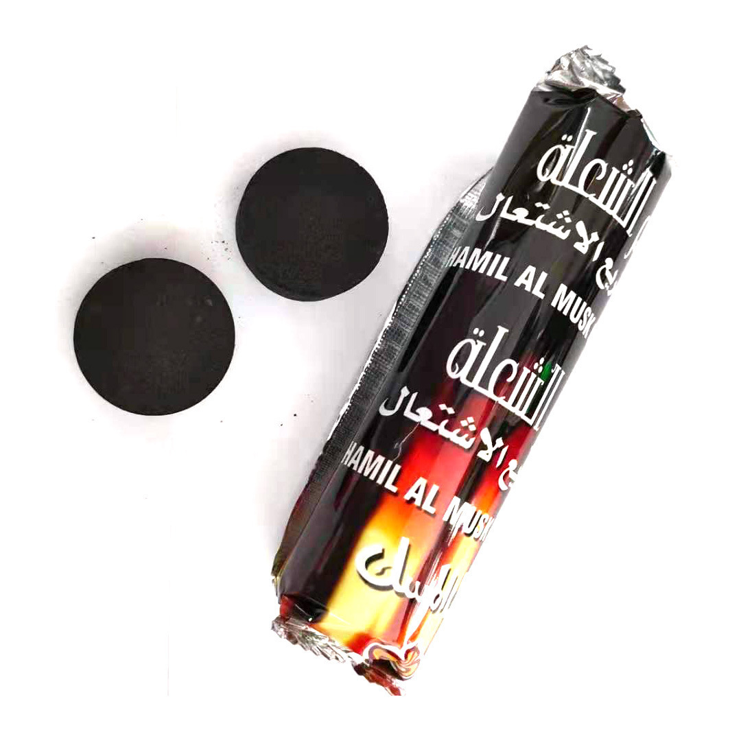 33cm round hookah shisha charcoal with 100pcs per  box