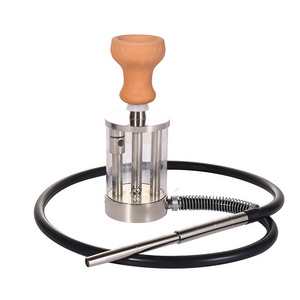 Mini aluminum alloy portable hookah shisha complete set