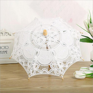 Bridal Bridesmaid Wedding Lace Vintage Umbrella Parasol