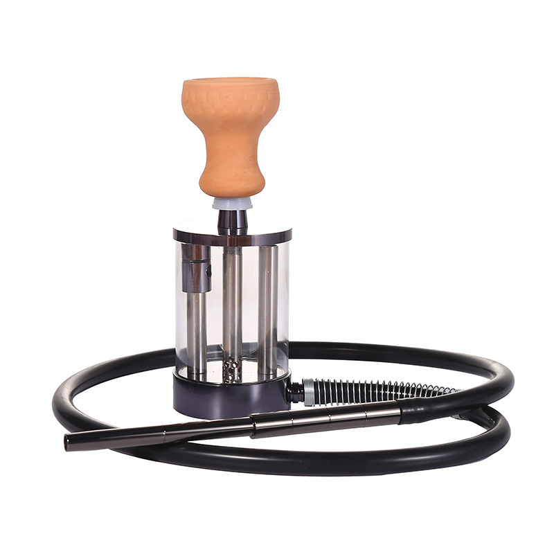 Mini aluminum alloy portable hookah shisha complete set