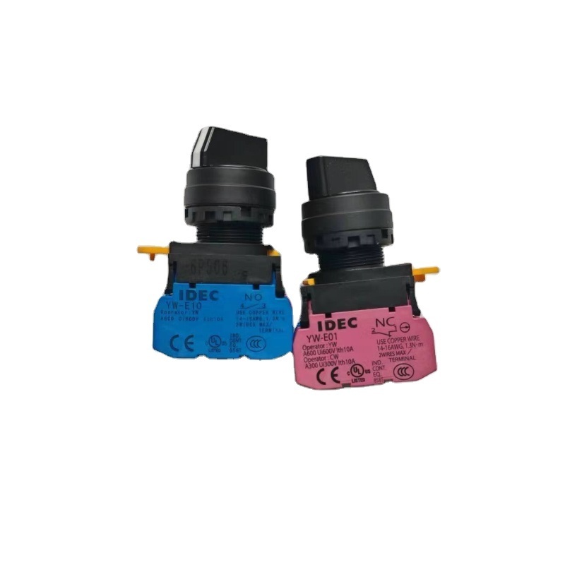 Select switch YW1S-2E10/3E20/IDEC knob two self-reset two and three self-locking three