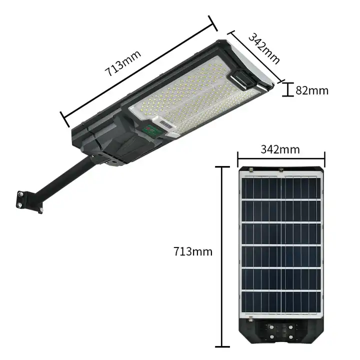 300W 1000W solar powered street lamp radar induction solar security lights outdoor motion sensor waterproof