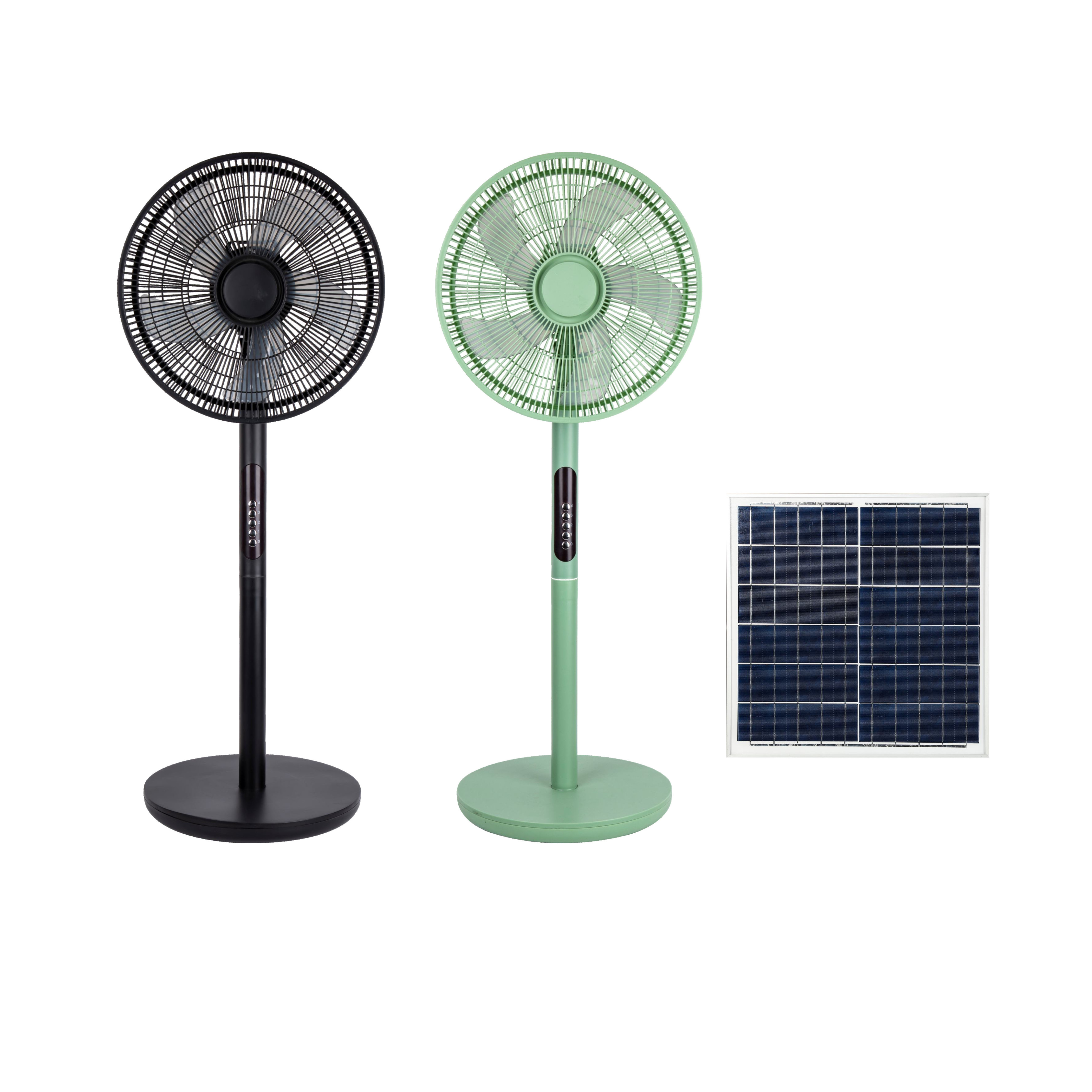 16 Inch Electric Fan Floor  Soundless Retro Home Solar Stand electric Fan household pedestal fans