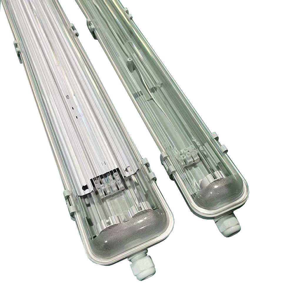 60CM 120CM 150CM Double-tube LED Light Shell Lamp Dust-proof Lamp LED Integrated Industrial Lighting Garage Lights IP65