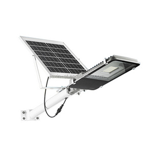 Hot sell solar street lights use for home garden village 100w 200w 300w all night led street light solar