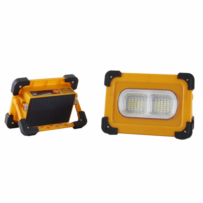 Solar Power Flood Lights Rechargeable Heavy Duty Industrial Security IP65 60W 80W LED Solar Flood Light