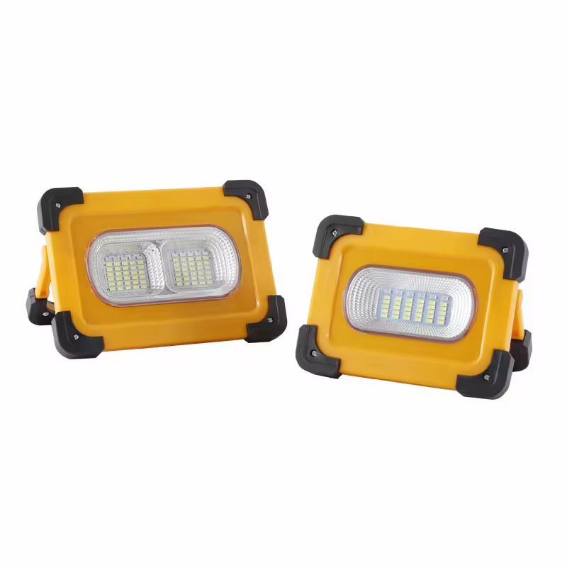 Outdoor Security Light Solar Rechargeable Led Work Light Portable Led Camping Light Usb Floodlight With Power Bank