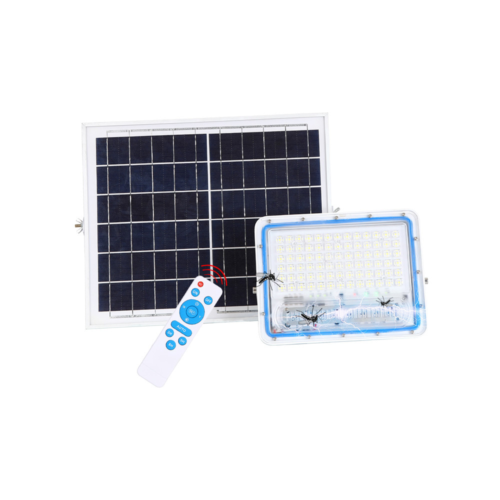 Outdoor Portable Insect Trap UV Light Pest Control 50w 100w 200w Led Solar Mosquito Killing Lamp Flood Light