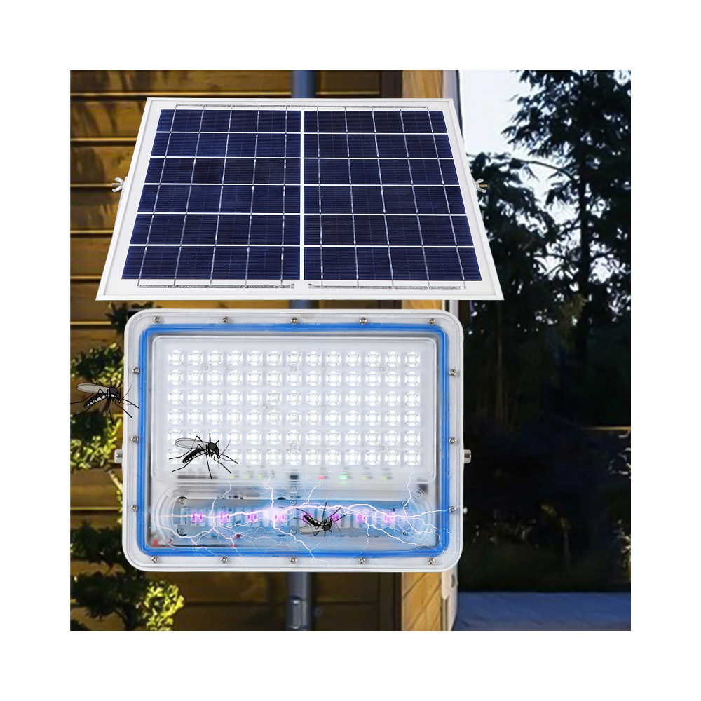 Outdoor Portable Insect Trap UV Light Pest Control 50w 100w 200w Led Solar Mosquito Killing Lamp Flood Light