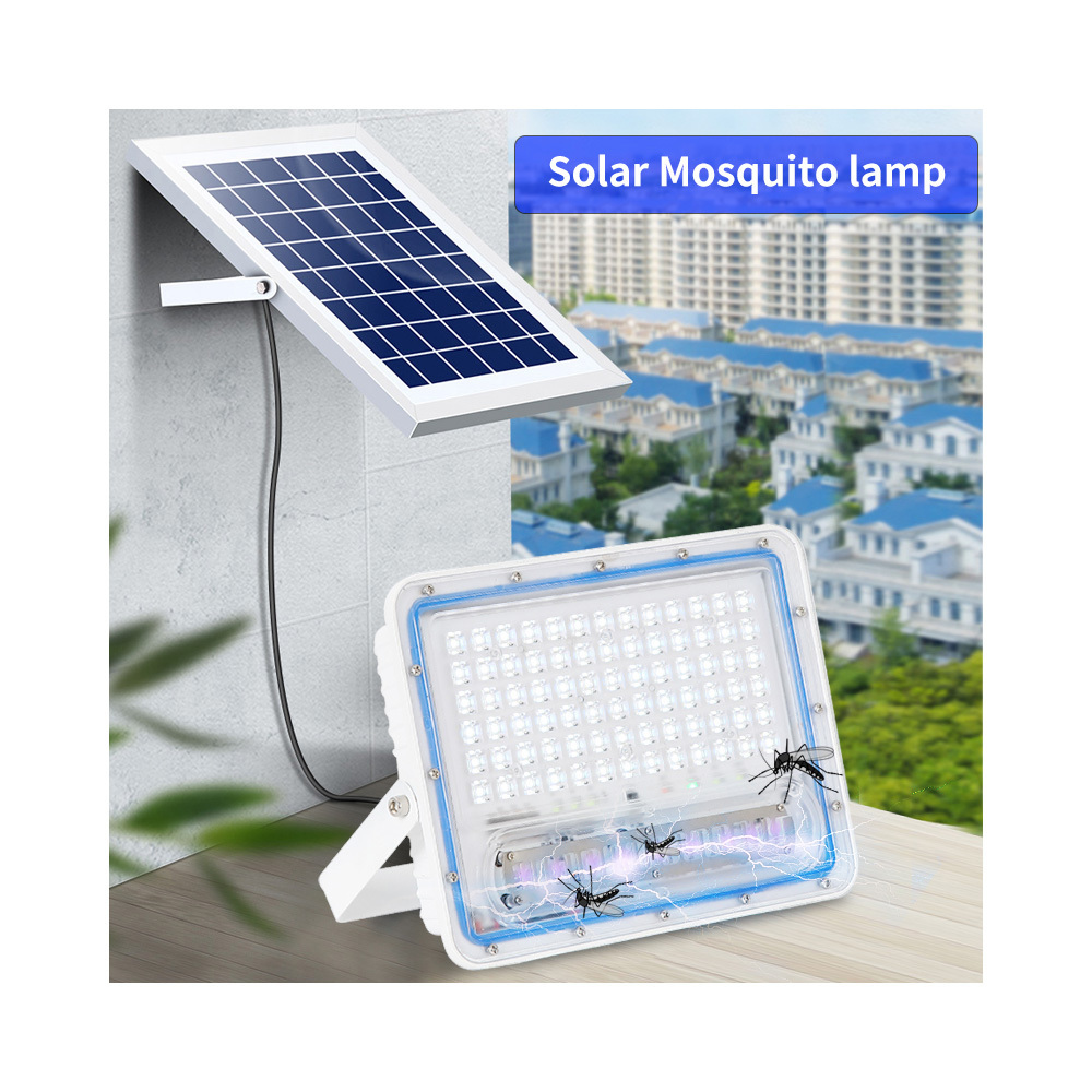 Outdoor Portable Insect Trap UV Light Pest Control 50w 100w 200w Led Solar Mosquito Killing Lamp Flood Light