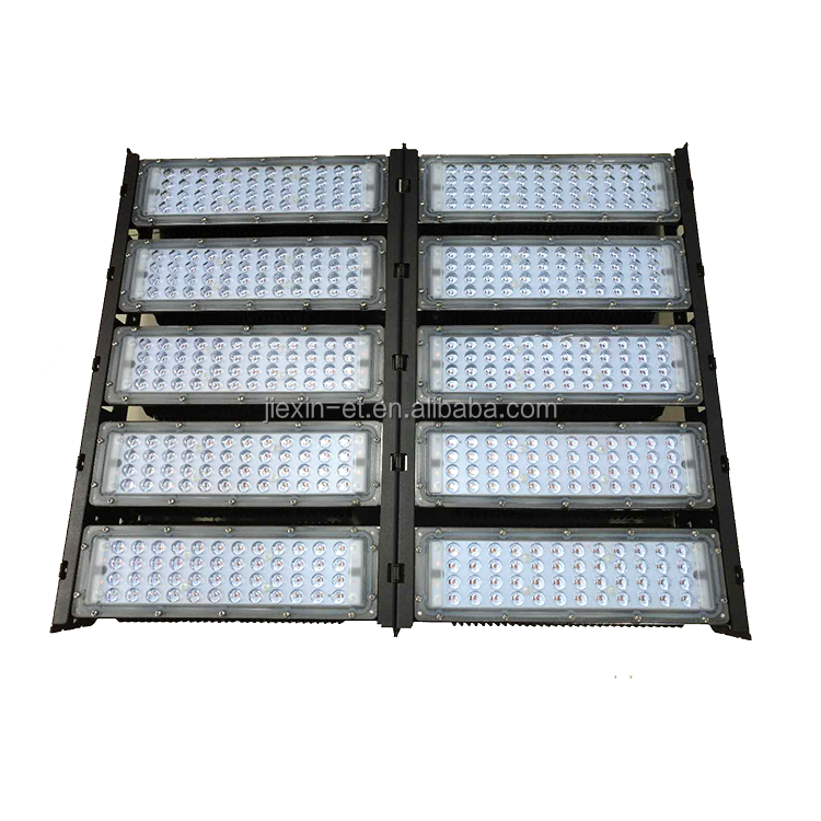 100W 300W 500W 600W 800W 1000W Modular LED Flood Lights IP66 Outdoor Football Tunnel Stadium LED Light 2/5 Year Warranty