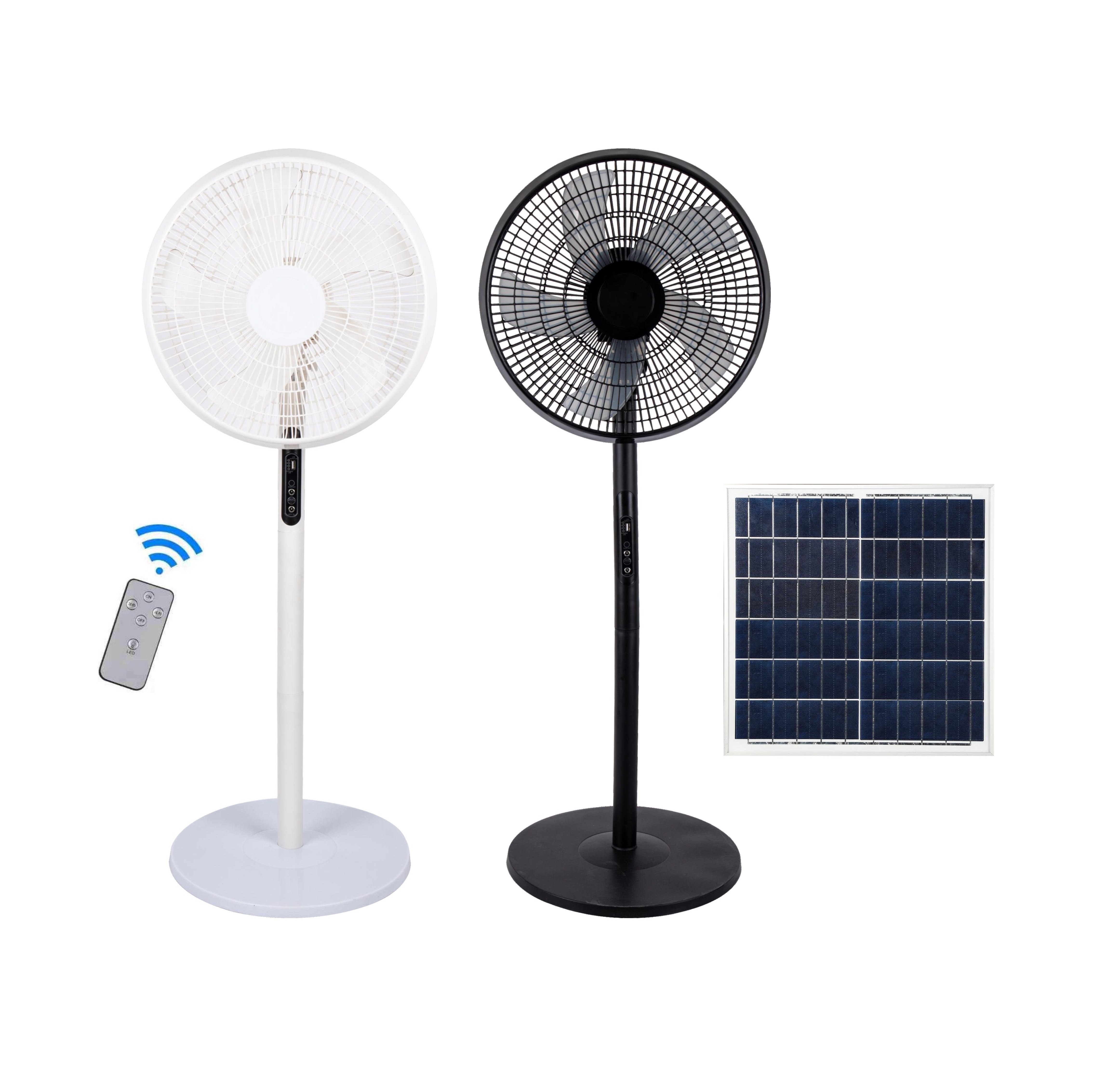 16 Inch Electric Fan Floor  Soundless Retro Home Solar Stand electric Fan household pedestal fans