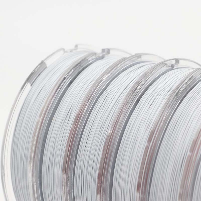 Factory Wholesale 0.4mm 100m per roll Steel Wire Rope Nylon Coated Stainless Steel Jewelry Wire for Jewelry Making