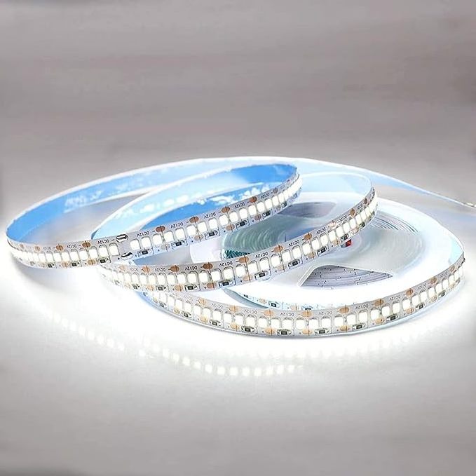 LED 12V 24V smd 2835 soft light LEd strip three double row 480 120 240 360 lights super bright voltage flexible lighting bar