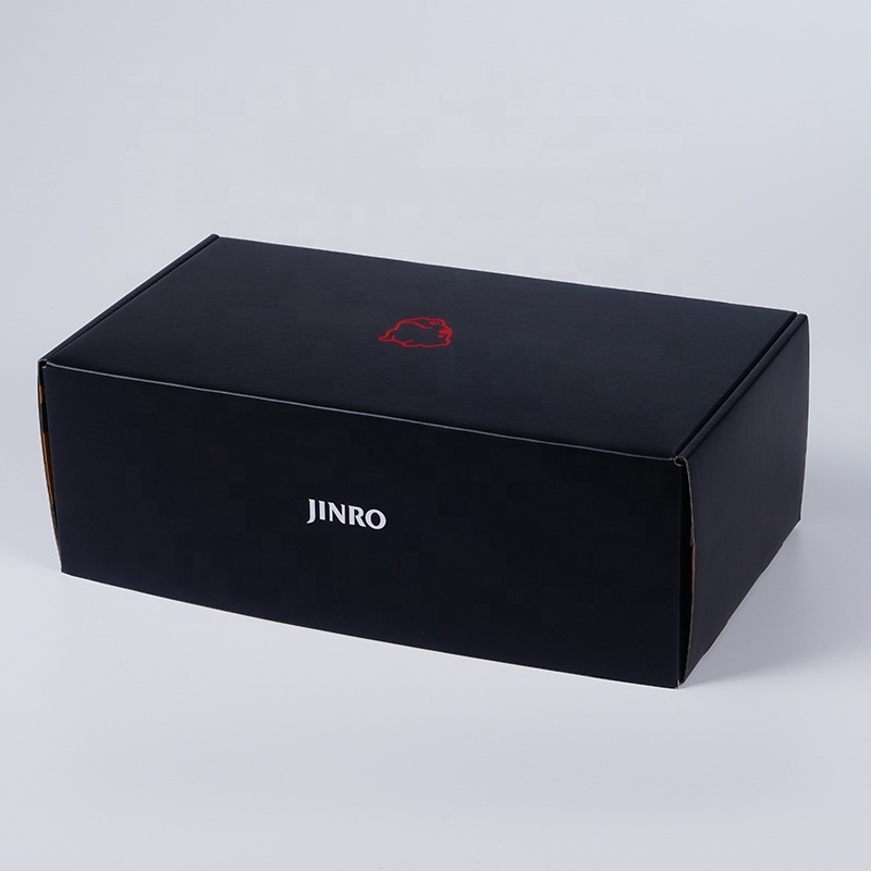 Factory Custom Logo Printed Hard Foldable Corrugated Packaging Box Gift Shoes Clothing Shipping Paper Packaging Boxes