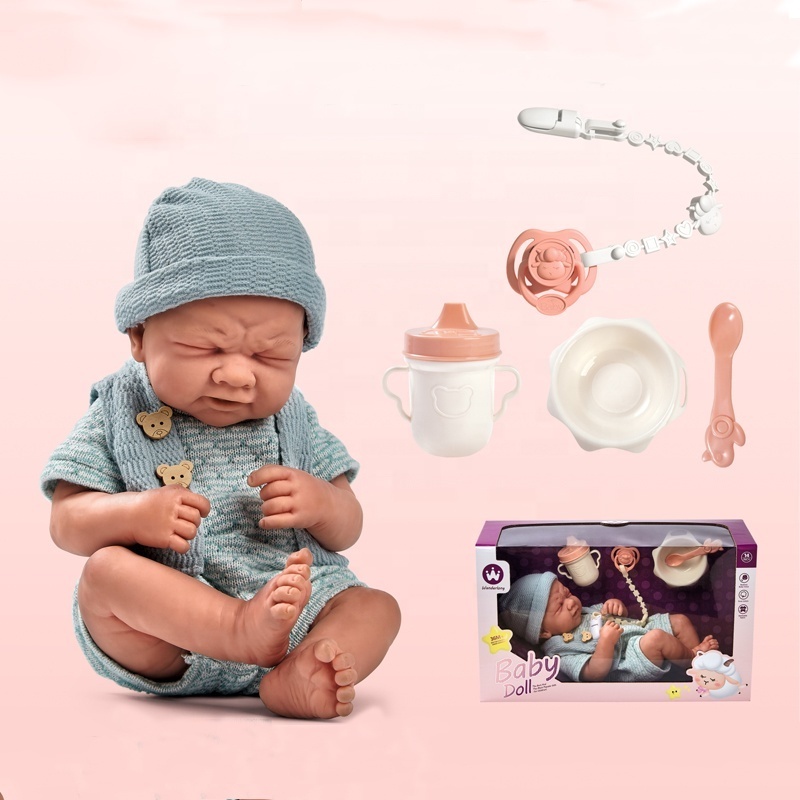 Tik Tok Trending Products 35cm Real Baby Dolls Bebe Reborn Completo De Silicon Fashion Reborn Doll