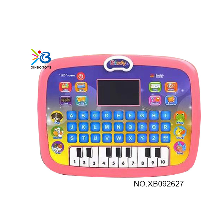 English Kid Early LED Display Learning Tablet Learning Machine Toys Battery Plastic Unisex Educational Toy ABS 0 to 24 Months