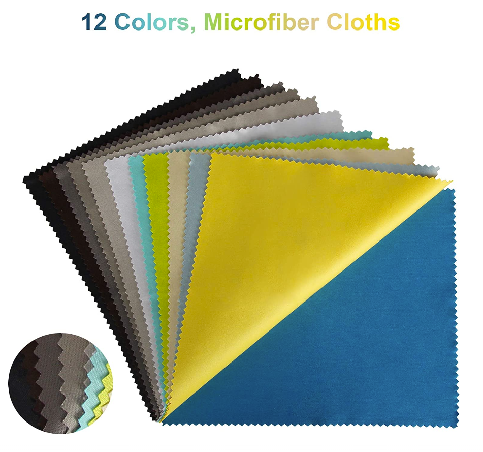 In Stock Multi Color Size soft microfiber suede towel glasses cleaning cloth eyeglass lens cleaning waxing cloth