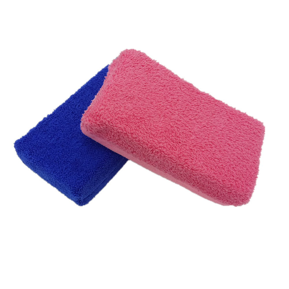 Microfiber Applicator Pads Car Sponge Tire Shine Applicator for Applying Wax Foam Applicator Pad Car Cleaning Detailing