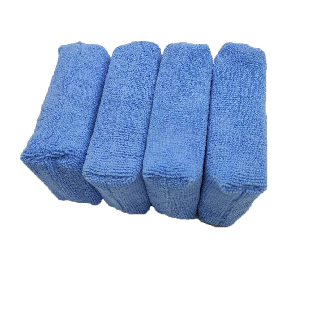 Microfiber Applicator Pads Car Sponge Tire Shine Applicator for Applying Wax Foam Applicator Pad Car Cleaning Detailing