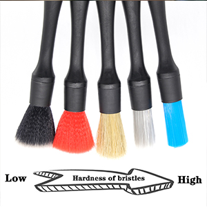 Ultra Soft Car  Brush Set Soft car detailing brush set Auto hot selling  wheel brushes 3pcs Car Wash Auto Cleaning