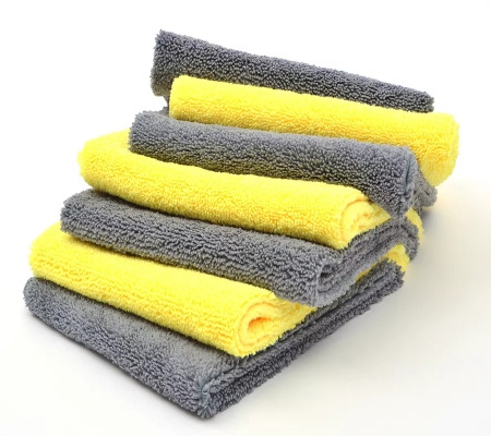 korean edgeless ultra thick microfiber quick dry towels 40 40cm 400 450 gsm car drying detailing window cleaning cloth for car