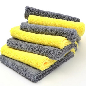 korean edgeless ultra thick microfiber quick dry towels 40 40cm 400 450 gsm car drying detailing window cleaning cloth for car