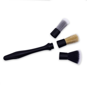 Ultra Soft Car  Brush Set Soft car detailing brush set Auto hot selling  wheel brushes 3pcs Car Wash Auto Cleaning