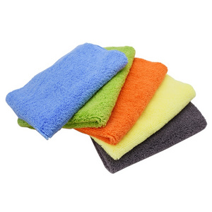 16x16in Soft Microfiber Edgeless Polish Clean Towel 400gsm Print Multi-Purpose Auto Detailing Microfiber Wash Cloth Car Dryer