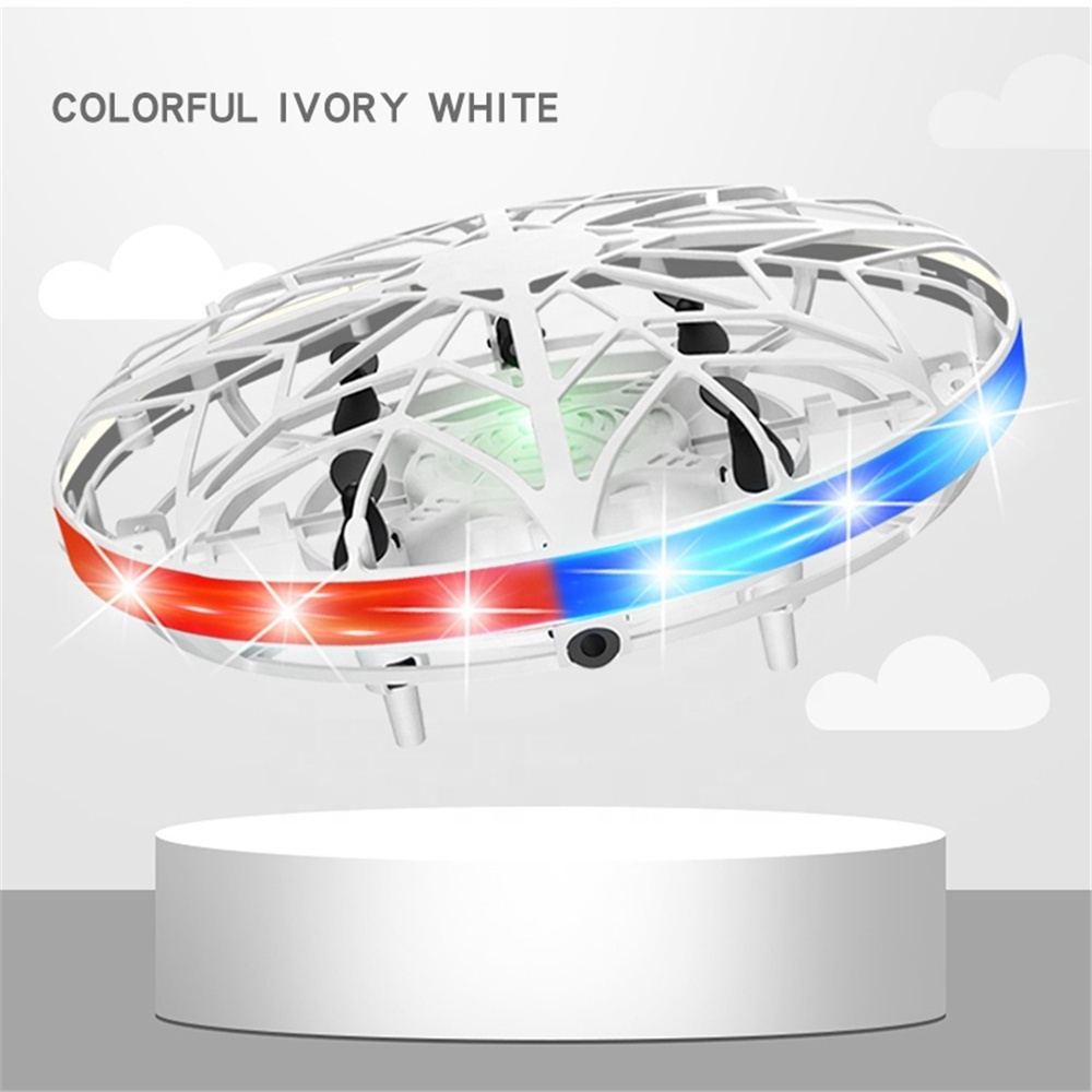 2022LED Hand Operated UFO Drone for Kids Flying Ball Drone Light Up Toys for Boys and Girls