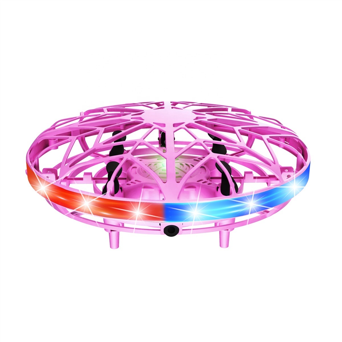 2022LED Hand Operated UFO Drone for Kids Flying Ball Drone Light Up Toys for Boys and Girls