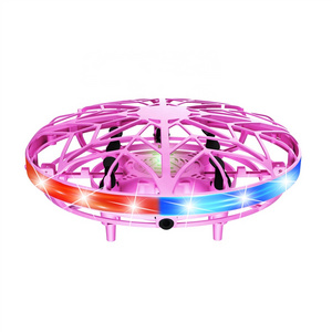 2022LED Hand Operated UFO Drone for Kids Flying Ball Drone Light Up Toys for Boys and Girls