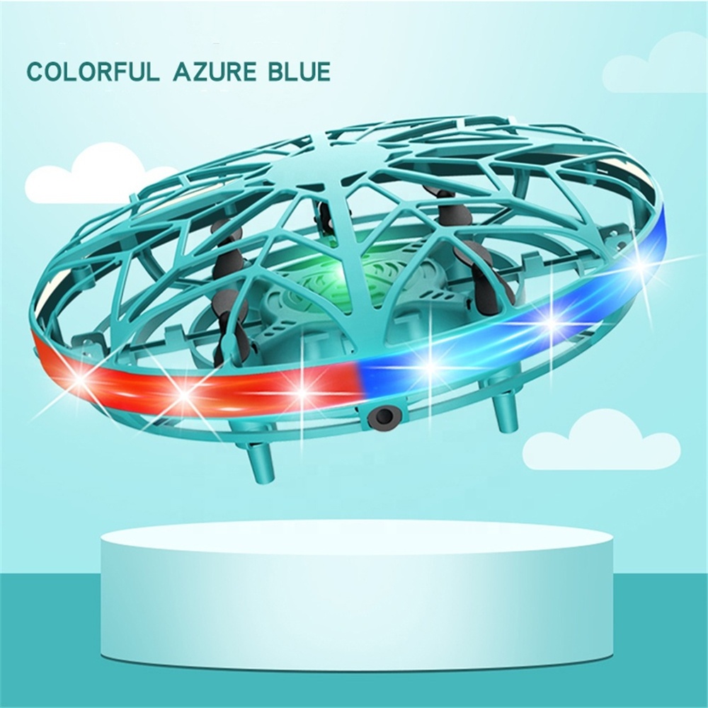 2022LED Hand Operated UFO Drone for Kids Flying Ball Drone Light Up Toys for Boys and Girls