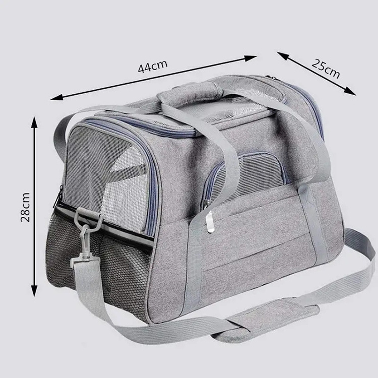 Wholesale Fashionable Outdoor Travel Portable Breathable Canvas Carrier Walking Dogs And Cats Knapsack