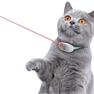 Wholesale New Product Led light USB Cat Toy Self Play Collar Funny Interactive Chasing Laser Cat Toy