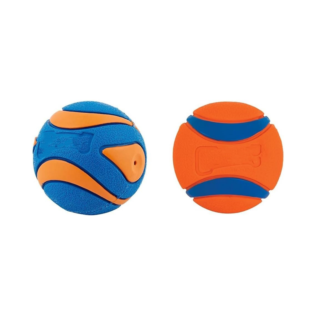 Wholesale Squeaky pet Ball Chew Toy Ultra Ball Dog Toy Bouncy Agility Rubber Outdoor Orange Tennis Ball Dog bite toy