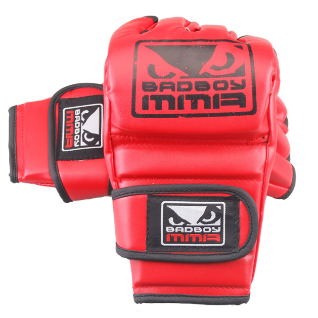 Black Fighting MMA Boxing Sports Leather Gloves Tiger Muay Thai fight box mma gloves boxing sanda boxing glove pads mma