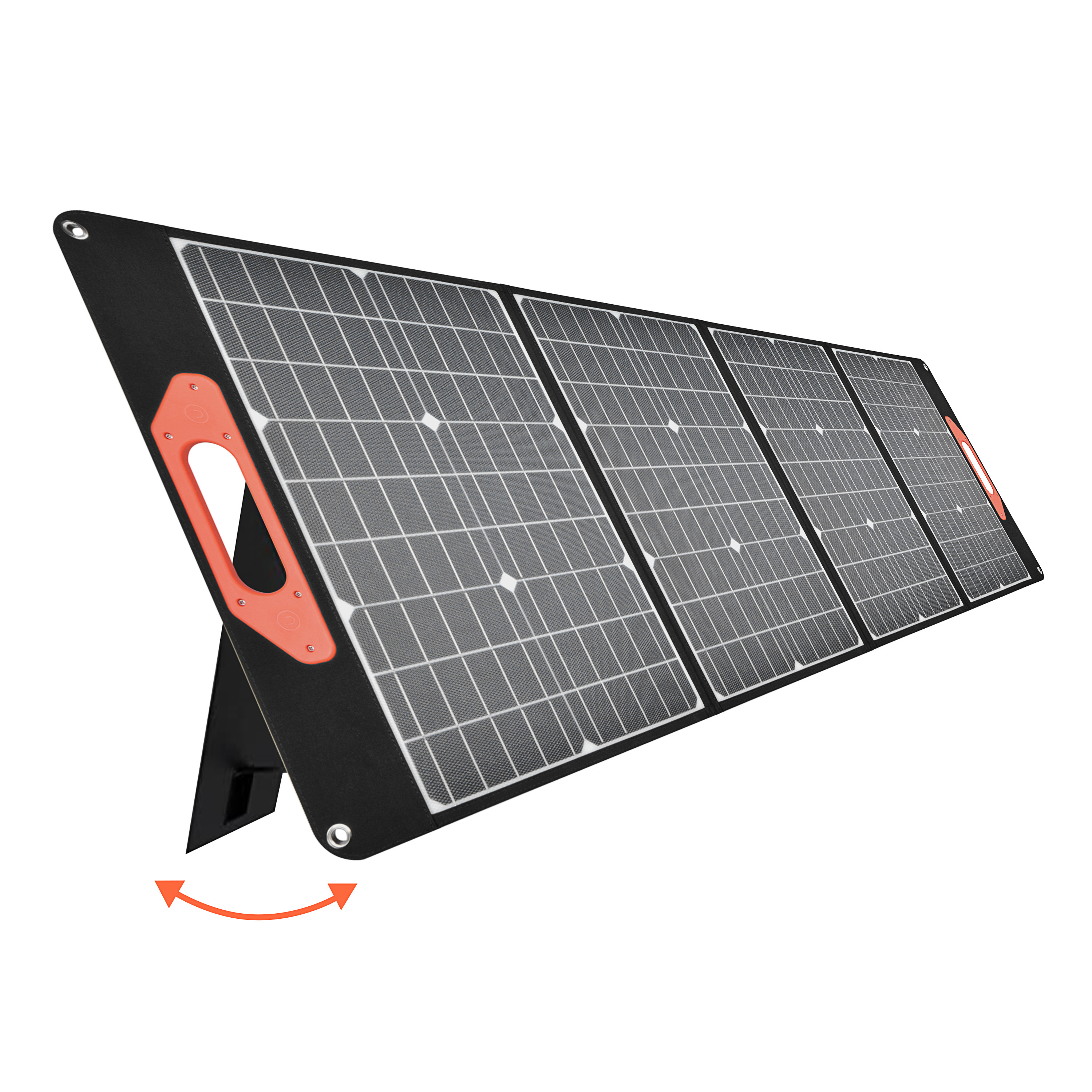 Hight Efficient Outdoor Portable 120w Photovoltaic Panel  Etfe Monocrystalline Foldable Solar Panels With 220v Solar Power Bank