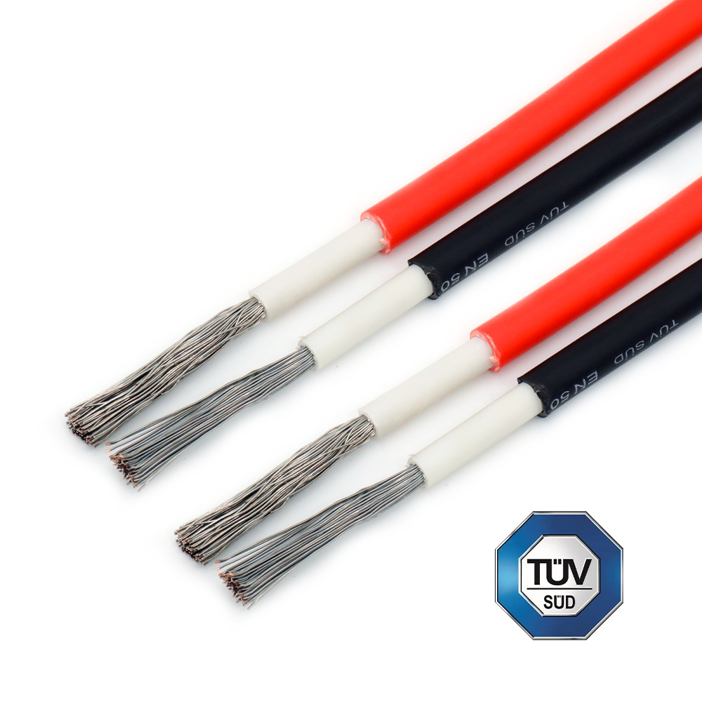 Advanced Technology China Wholesale 1000V 1500V Solar Panels 6MM2 Power Cable 4mm solar system cable