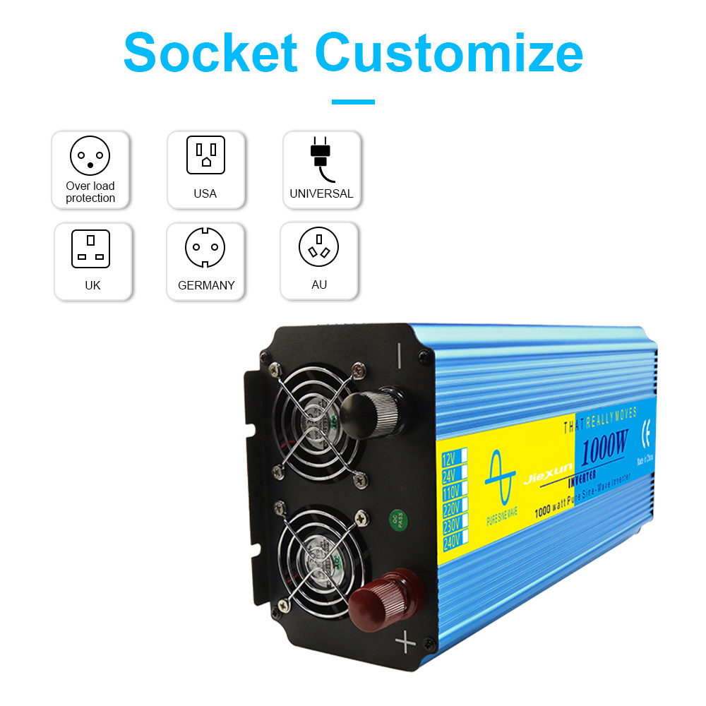 2024 Usb/Car Inverter 12V 230V/240V 1000W 220V 12V Solar Dc To Ac Power Inverter/Converter Price Circuit Charger For Home