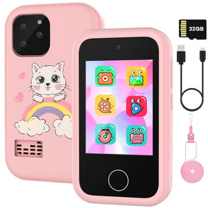 hot selling 2023 cheap phones kid toy Multiple Games Mode MP3 Music Dual Camera touch screen Small Smart phone kids toy