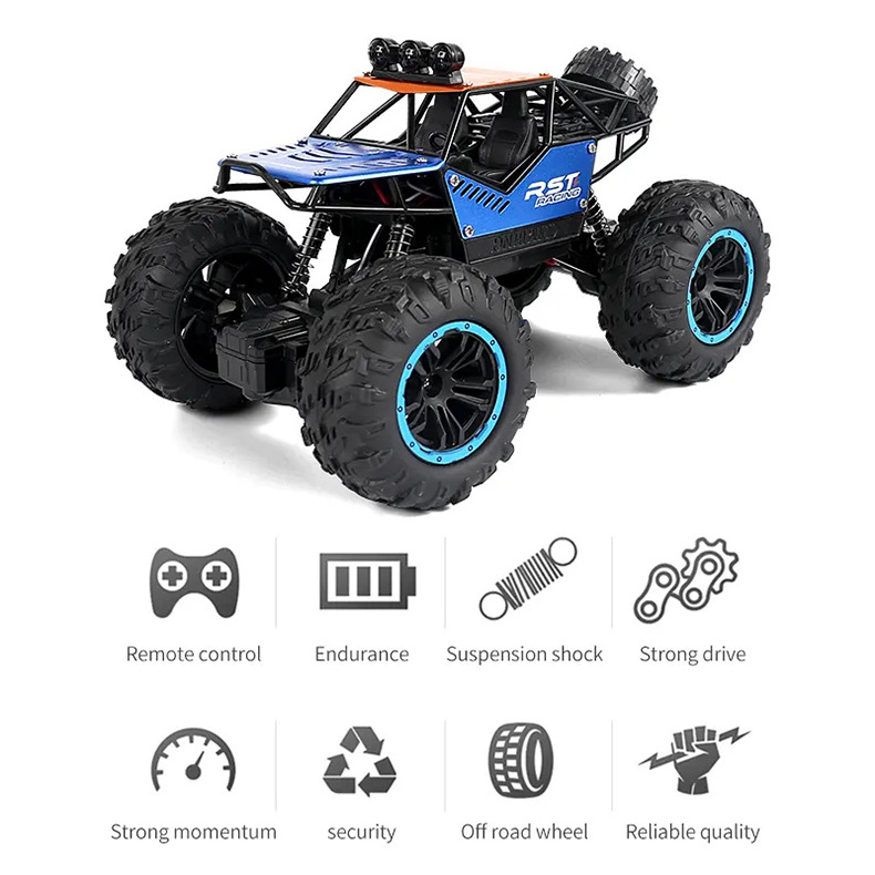 2024 New Arrival 2.4G Alloy Remote Control Car Toy Crawler 4x4 Rc Auto Best Climbing Off Road Radio Control Truck Best Rc Car