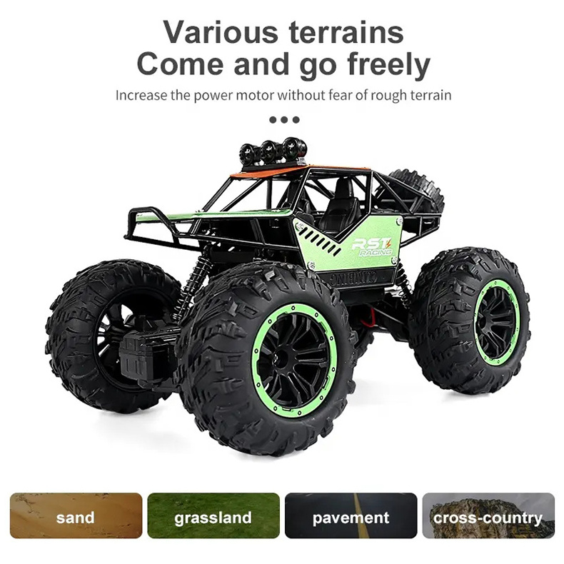 2024 New Arrival 2.4G Alloy Remote Control Car Toy Crawler 4x4 Rc Auto Best Climbing Off Road Radio Control Truck Best Rc Car