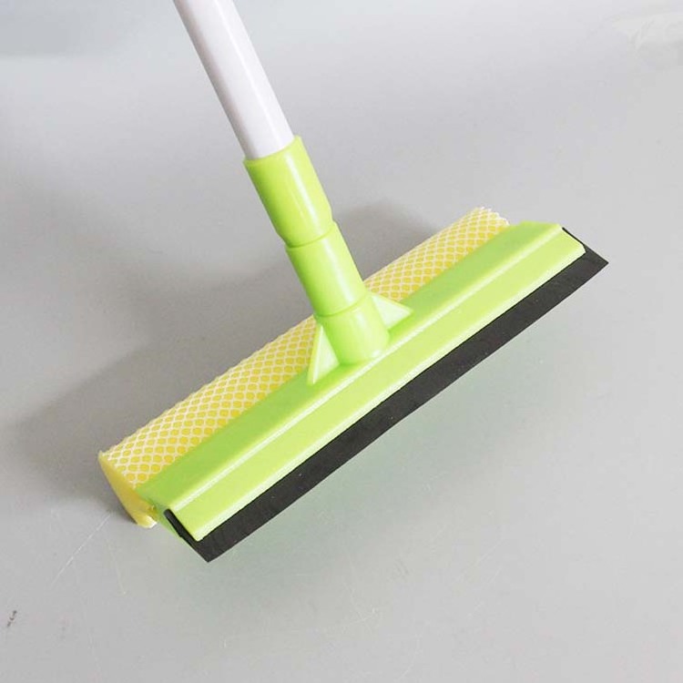 Home Glass Window Cleaning Wiper Car Windshield Tool Telescopic Iron Rod Wipe Window Cleaning Wiper Squeegee