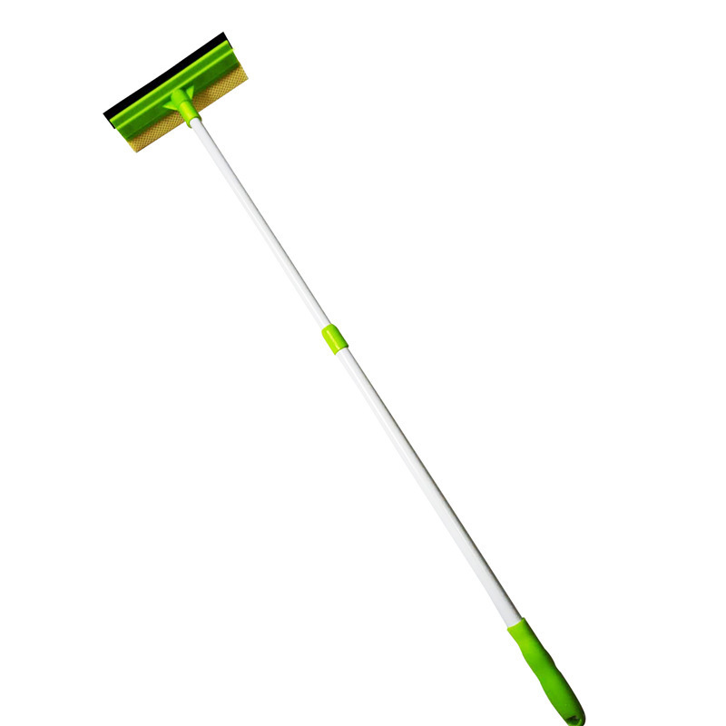 Home Glass Window Cleaning Wiper Car Windshield Tool Telescopic Iron Rod Wipe Window Cleaning Wiper Squeegee