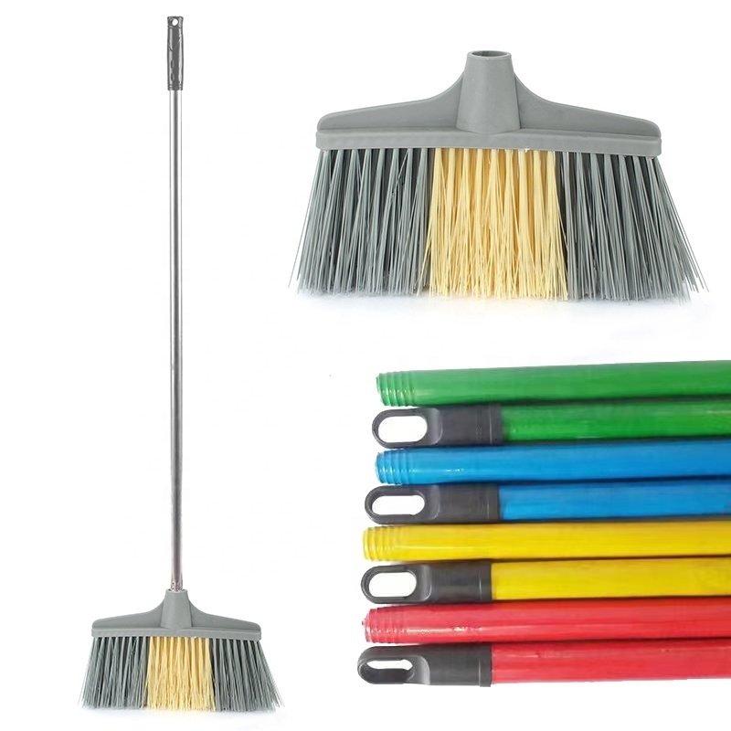 Wholesale Custom Fashion Plastic Floor Brooms Self Cleaning Broomstick Sweeping Magic Outdoor Broom Head For Home